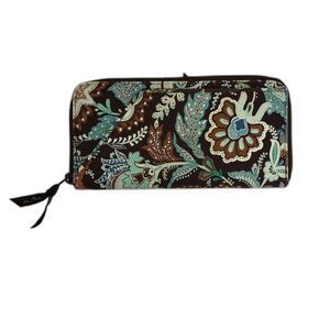 Vera Bradley Passport Travel Clutch Wallet Java B… - image 1